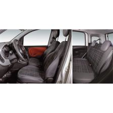 Coprisedili Foderine Ant. e Post. Personalizzati Fiat Panda 12> 4 Posti Posteriore Intero Cora 129148